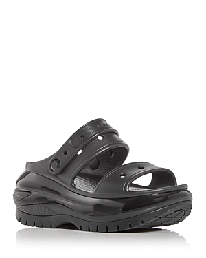 Shop Crocs Women's Mega Crush Sandals In Black