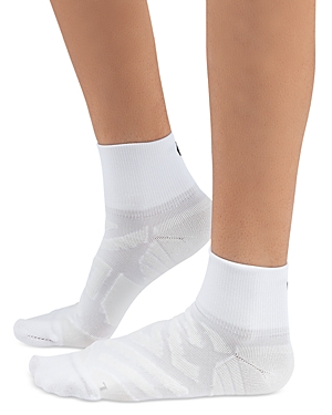 Shop On Running Performance Mid Socks In White/ivory