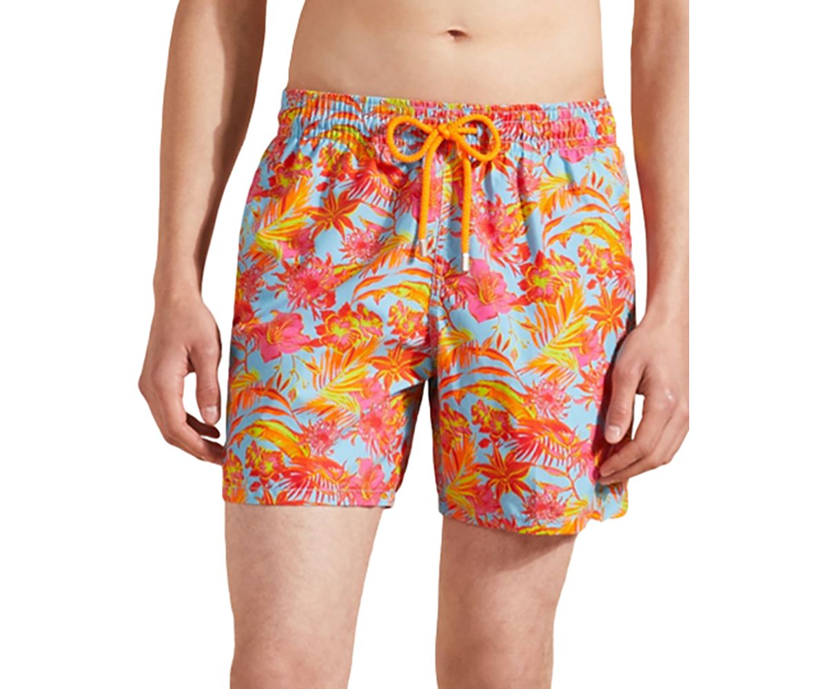 Vilebrequin Moorea Tahiti Flowers Print 7 Swim Trunks