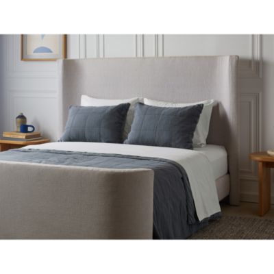 Linen Box Quilted Standard Sham, Set of 2