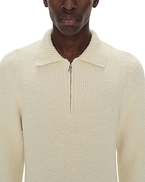 Shop Simkhai Maxwell Quarter Zip Sweater In Ivory