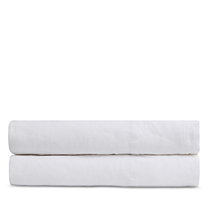 Shop Parachute Linen Fitted Sheet, King In White