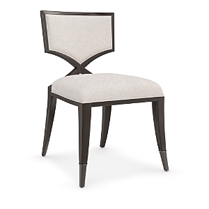 Shop Caracole First Chair In Cream/chocolate