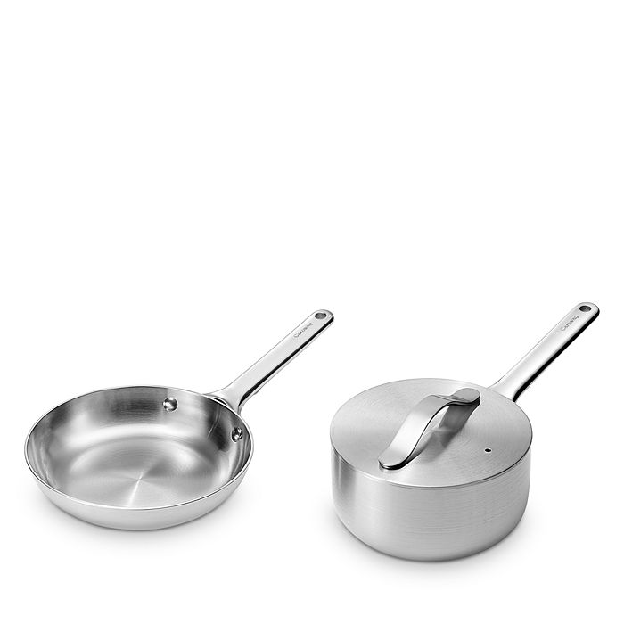 Caraway Stainless Steel Frypan and Mini Saucepan Set Bloomingdale's