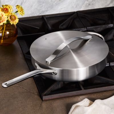 Stainless Steel Saut&eacute; Pan & Lid