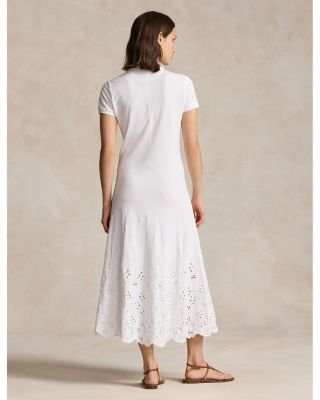 Ralph Lauren Ralph Lauren Eyelet Embroidered Polo Dress | Bloomingdale's  Women