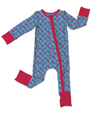 Shop Laree + Co Boys' Lincoln Lollies Bamboo Convertible Footie - Baby In Blue