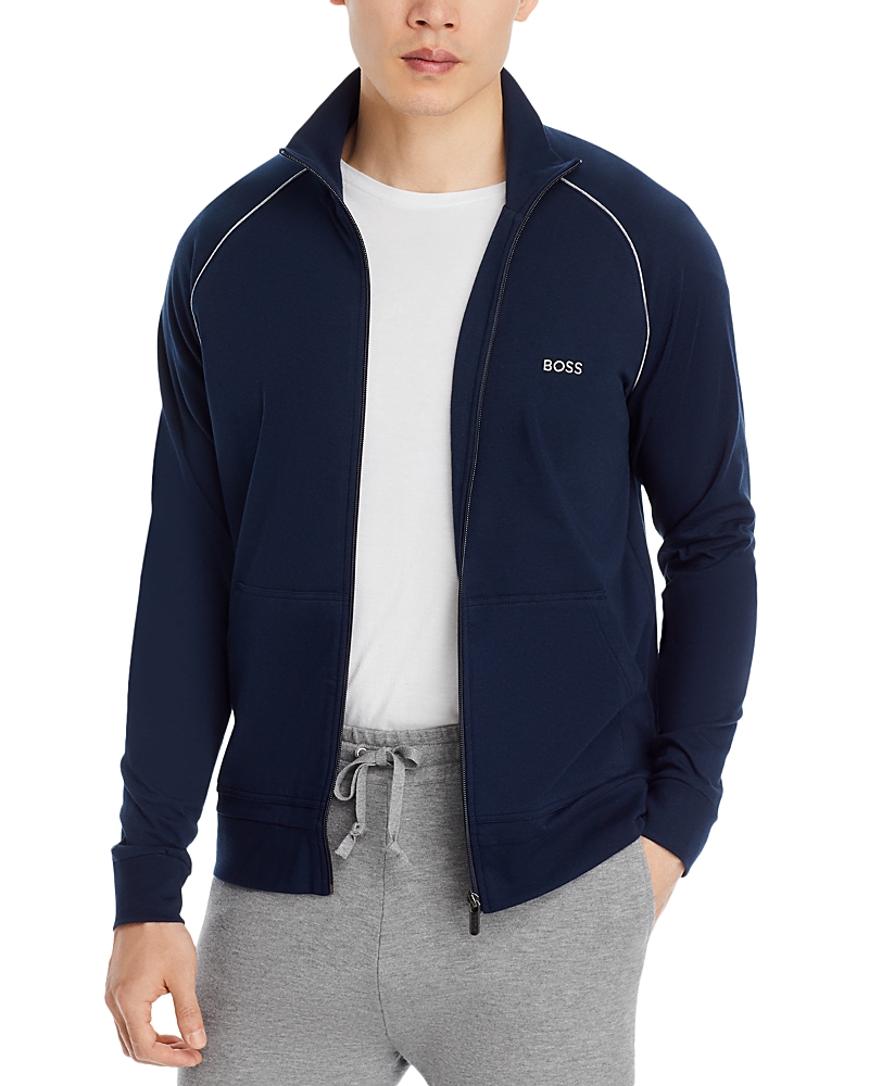 Hugo Boss Boss Mix & Match Cotton Blend Full Zip Jacket