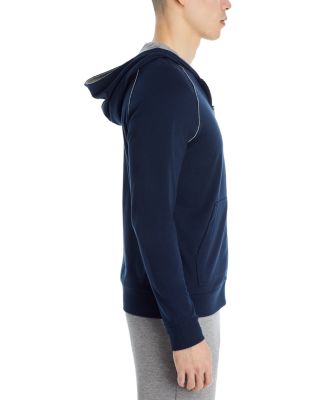 Mix & Match Cotton Blend Full Zip Hooded Jacket