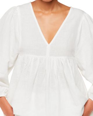 Gloria Linen Blend Blouse