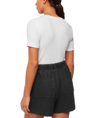 Linen Elasticized Shorts 