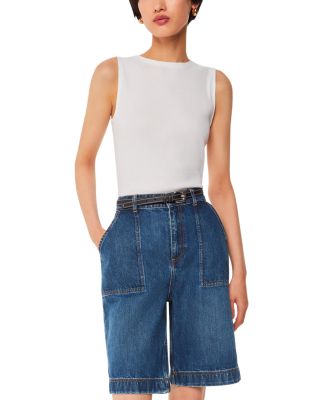 Raya Longline Denim Shorts