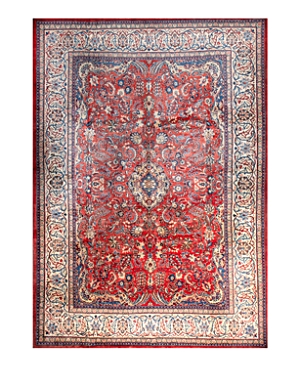 Shop Bashian One Of A Kind Mahal Area Rug, 9'5 X 13'5 In Rose