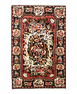 Shop Bashian One Of A Kind Baktiary Area Rug, 3'5 X 5'1 In Rust