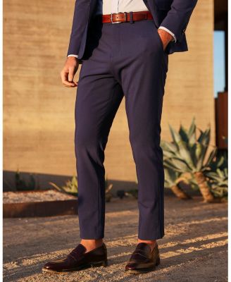  Fresco  Suit Pant  Navy Solid