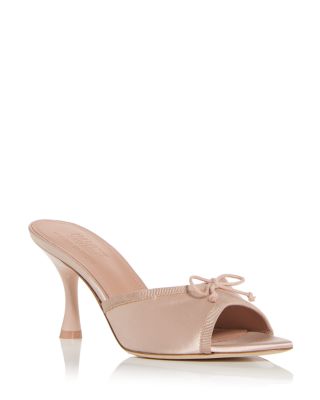 Malone Souliers - x Tabitha Simmons Women's Lily Bow Slide Sandals