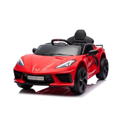  Corvette C8 Stingray 12V 1-Seater Ride on for Kids 3-8 - Ages 2-4