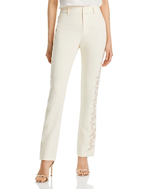 Cutout Paisley Embroidered Kerry Pants