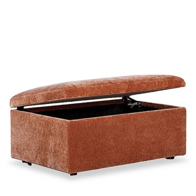 Auburn Medium Rectangle Fabric Ottoman