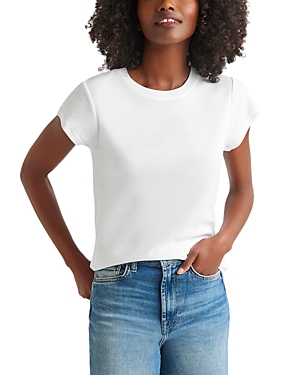 Shop Splendid Faye Crewneck Tee In White