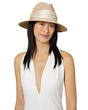 Shop Eugenia Kim Courtney Hat In Tan