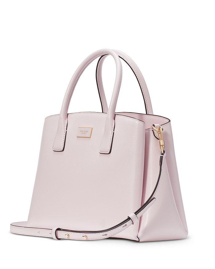 Shop Kate Spade New York Serena Saffiano Leather Satchel In Shimmer Pink