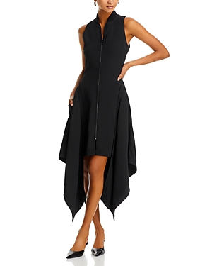 Shop Jason Wu Collection Asymmetric Dress In Black