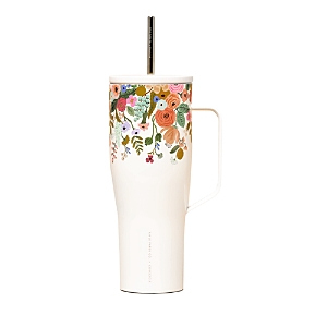 Corkcicle 30-ounce Insulated Cup With Straw In Multi Colo