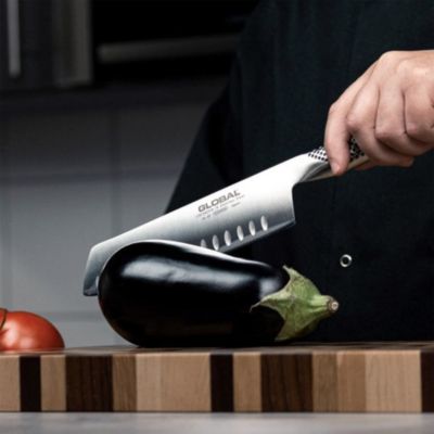 Stainless Steel 6&amp;quot; Hollow Edge Nakiri Vegetable Knife
