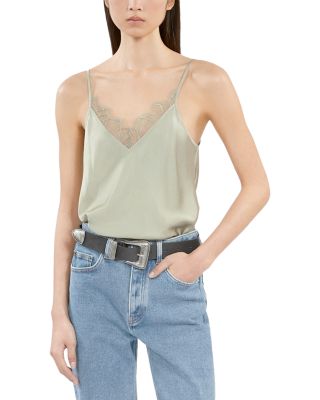 The Kooples Lace Trim Camisole