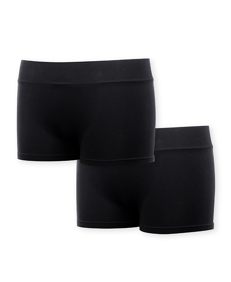 Malibu Sugar Bundle of Two Girls Solid Boy Shorts - Big Kid 7-10