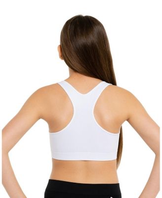 Girls' Racer Back Sports Bra, Bundle of Two - Big Kid