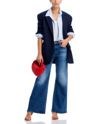 MOTHER The Lil Tomcat Roller Sneak High Rise Jeans in Sixth