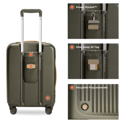 Sympatico Global Carry On Expandable Spinner Suitcase