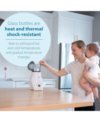  Dr. Browns Unisex 20 Piece Options + Wide-Neck Glass Baby Bottle Starter Set