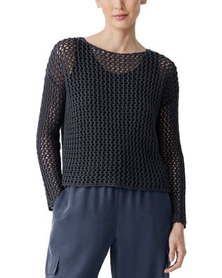 Eileen Fisher - Bateau Neck Cotton Sweater