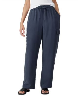 Eileen Fisher Petites Silk Cargo Pants