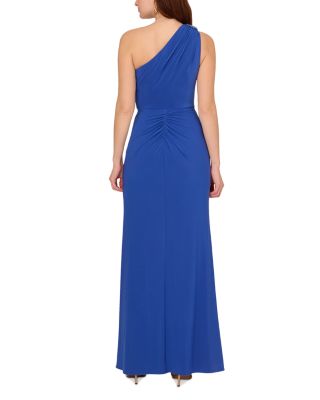 One Shoulder Evening Gown