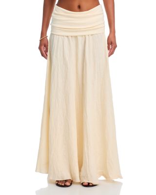 Johanna Ortiz - Linen Blend Ankle Skirt