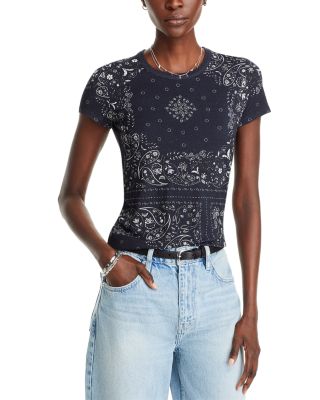 Majestic Filatures Bandana Crewneck Linen Tee