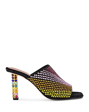 Shop Kurt Geiger Women's Mayfair Embellished High Heel Sandals In Multi