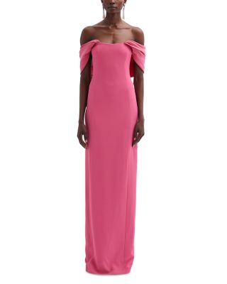 Oscar de la Renta - Strapless Column Gown with Draped Detail