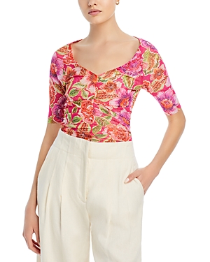 Johnny Was Gloriana Mesh Tee In Fabiola In Fabiola