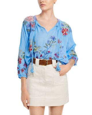 Johnny Was - Zadonia Melisa Embroidered Floral Top