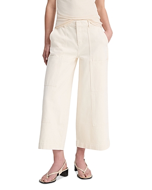 Shop Vince Utility Cropped Pants In Flaxen