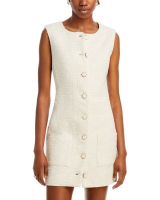 Endless Rose Tweed Sleeveless Mini Dress | Bloomingdale's Women