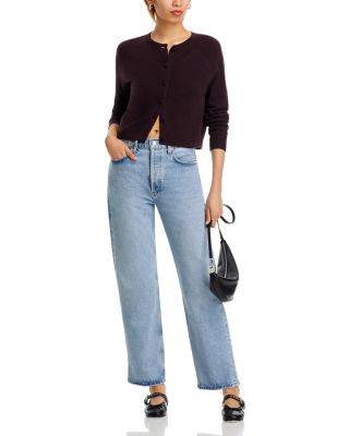 100% Cashmere Crewneck Cardigan - Exclusive