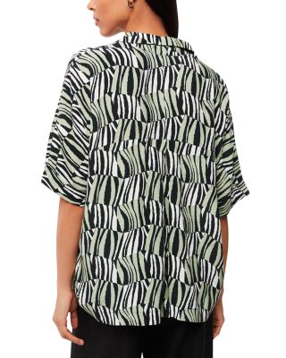 Checkerboard Tiger Boxy Shirt