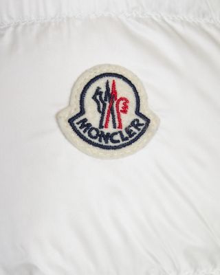 Boed Belted Down Jacket with Shearling Hood Trim