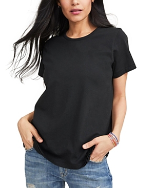 Hatch Collection The Maternity Luxe Nursing Friendly Tee In Black